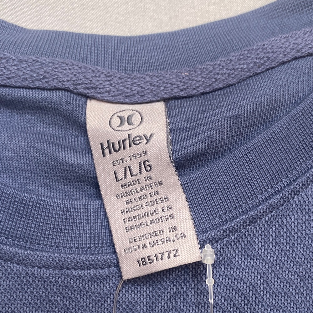 Hurley Men's Slate Crewneck Sweater - Picture 2 of 16